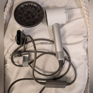 Dyson Supersonic Hair Dryer Attachment Set - Silver/White